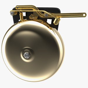 Brass Boxing Bell Rigged