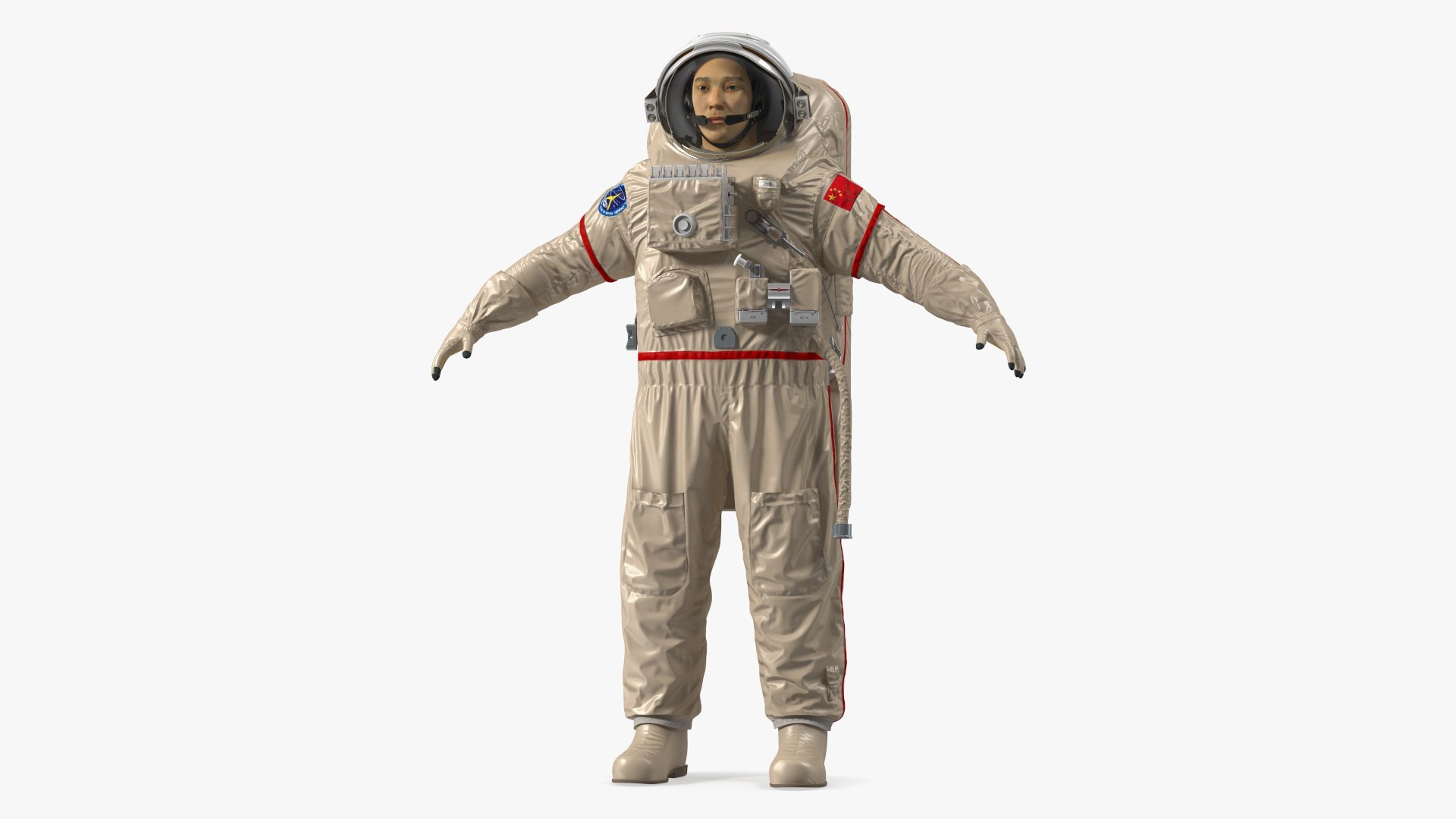 Chinese Astronaut Space Suit Haiying 3D model preview