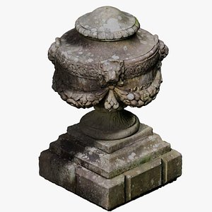 3D model Castle Garden Ruin Decor Folly