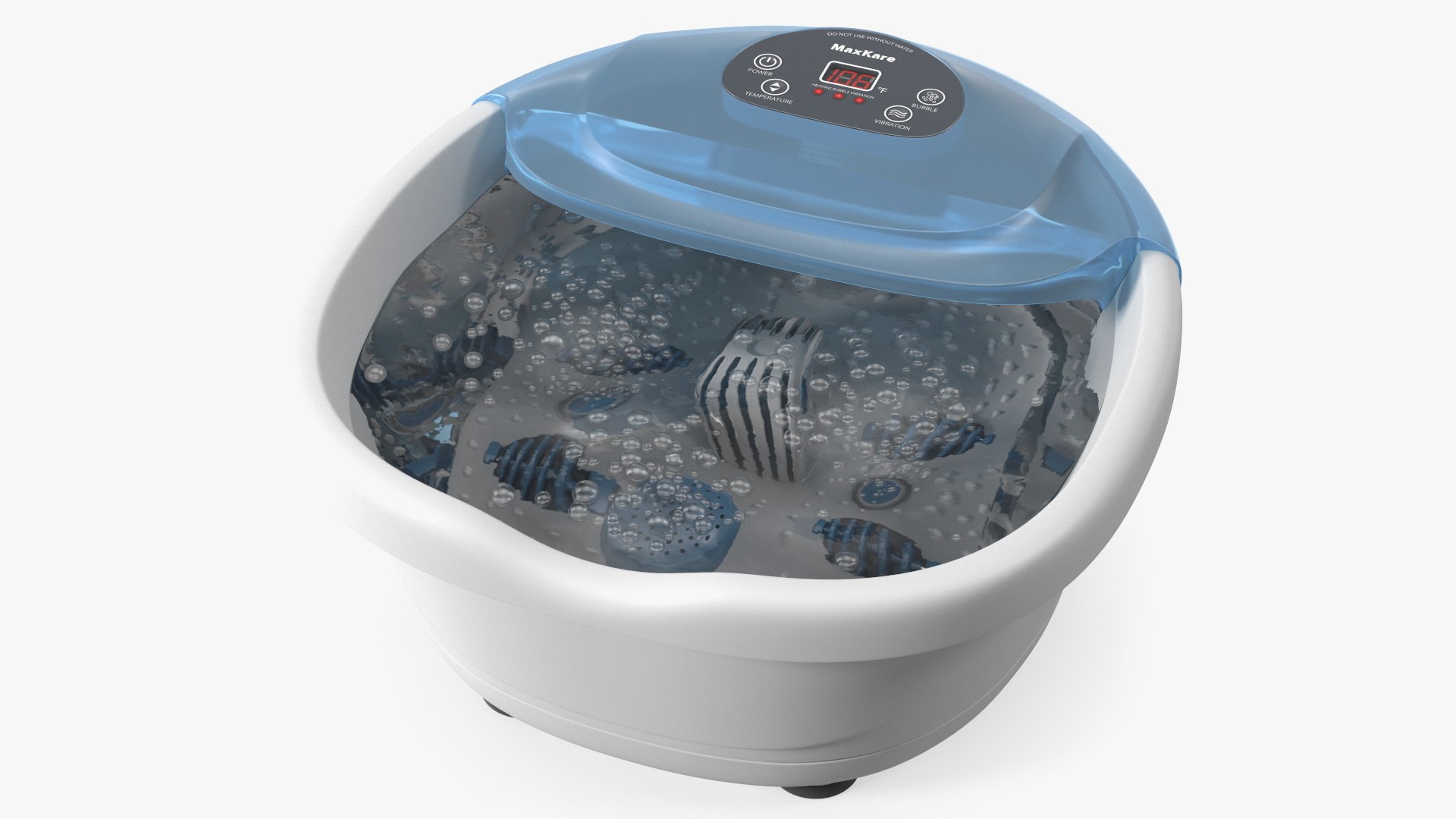 MaxKare Foot Spa Bath Massager with Heat, Bubbles