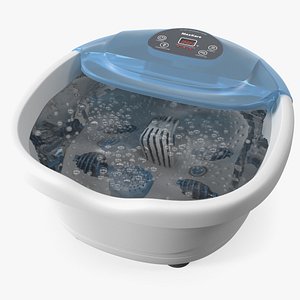 MaxKare Spa Foot Bath Massager Vibration Bubbles 3D model