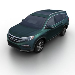 2016 honda pilot suv 3ds
