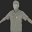 Maschio chirurgo caucasico attrezzato per Cinema 4D