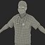 Maschio chirurgo caucasico attrezzato per Cinema 4D