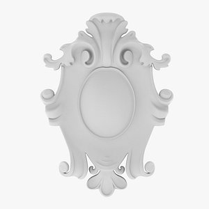 Cartouche Ornament 036 3D model