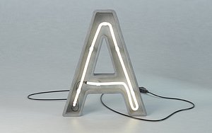 max letter lamp
