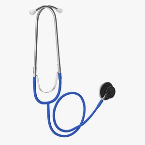 3D stethoscope 1 blue