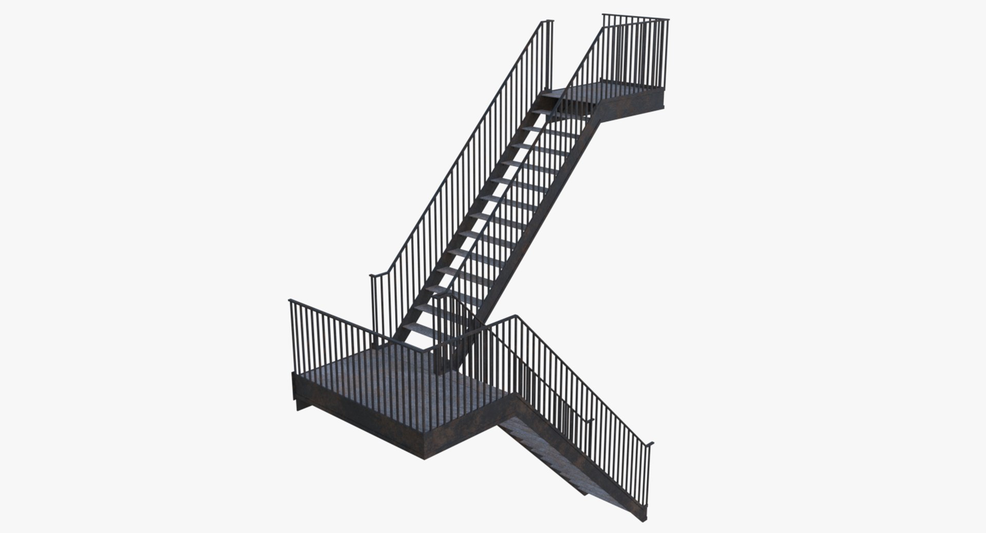 Escape Ready Fireescape 3d Fbx