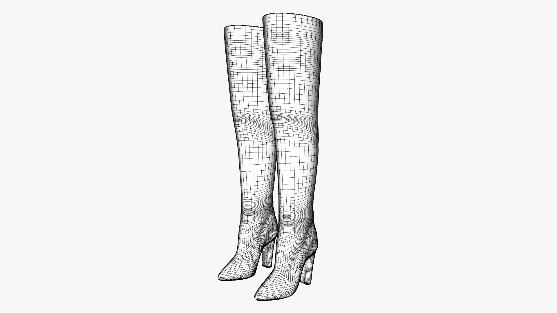 Female Boots Collection 3D model - TurboSquid 1866622