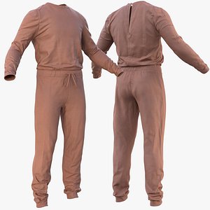 Man and Woman in Jumpsuit 82 3D model