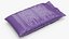 3D Mockup Agricultural Product Bag Violet model