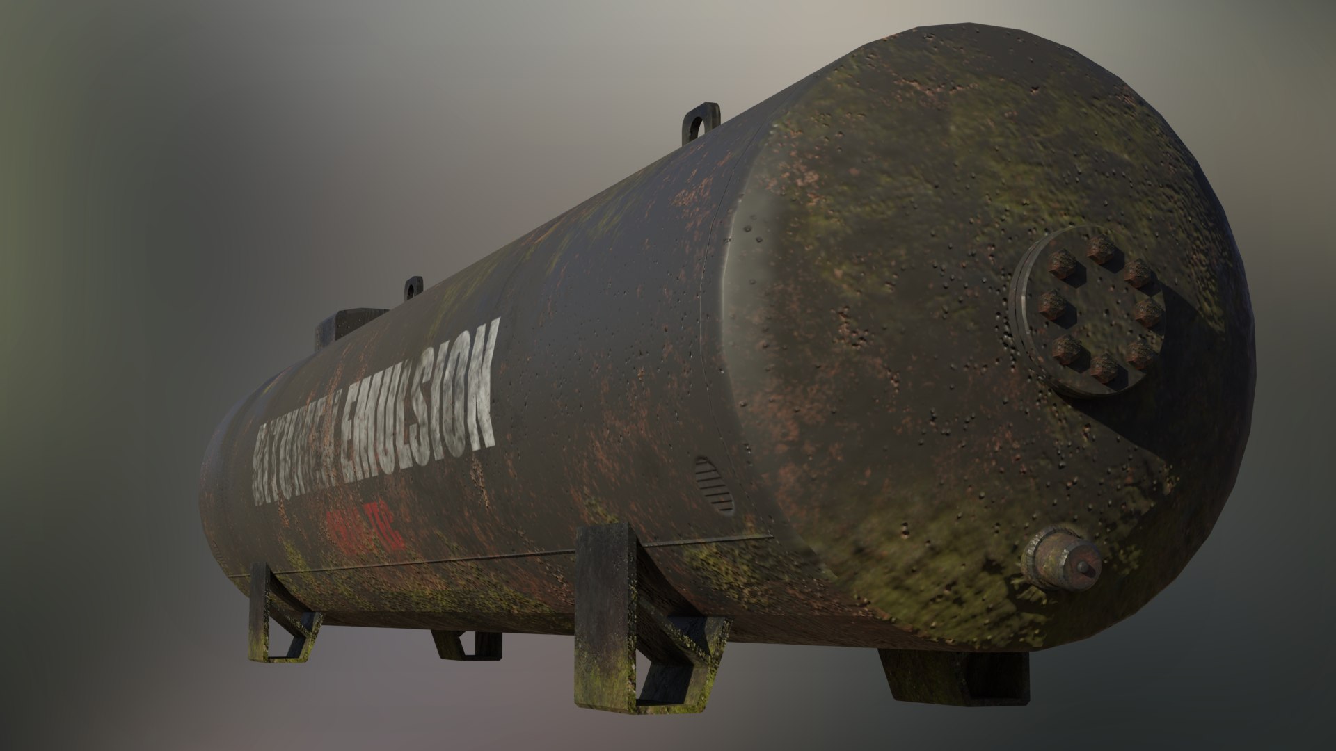 3D model Industrial Bitumen Emulsion Storage Tank - TurboSquid 1806510