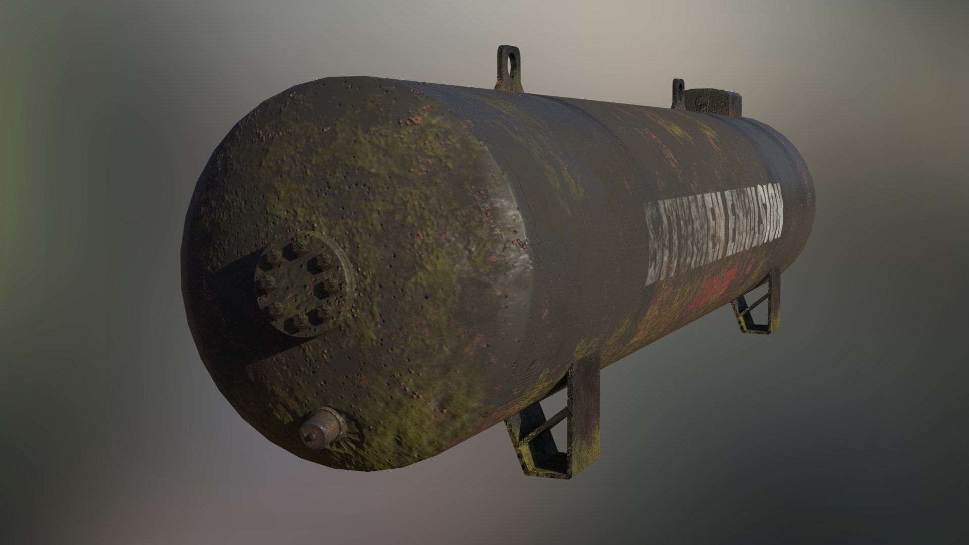 3D model Industrial Bitumen Emulsion Storage Tank - TurboSquid 1806510