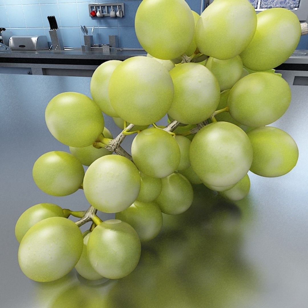 3d grapes model https://p.turbosquid.com/ts-thumb/uc/ViX0JM/yeNOpgwB/greengrapespreview03/jpg/1313120751/1920x1080/fit_q87/2931a5dce875e5210f3c33a48b3799f5acd6c3c4/greengrapespreview03.jpg