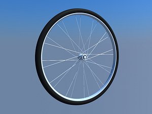 bicycle wheel 3d model