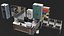 Office Props Collection Single Mat All PBR Unity UE Textures