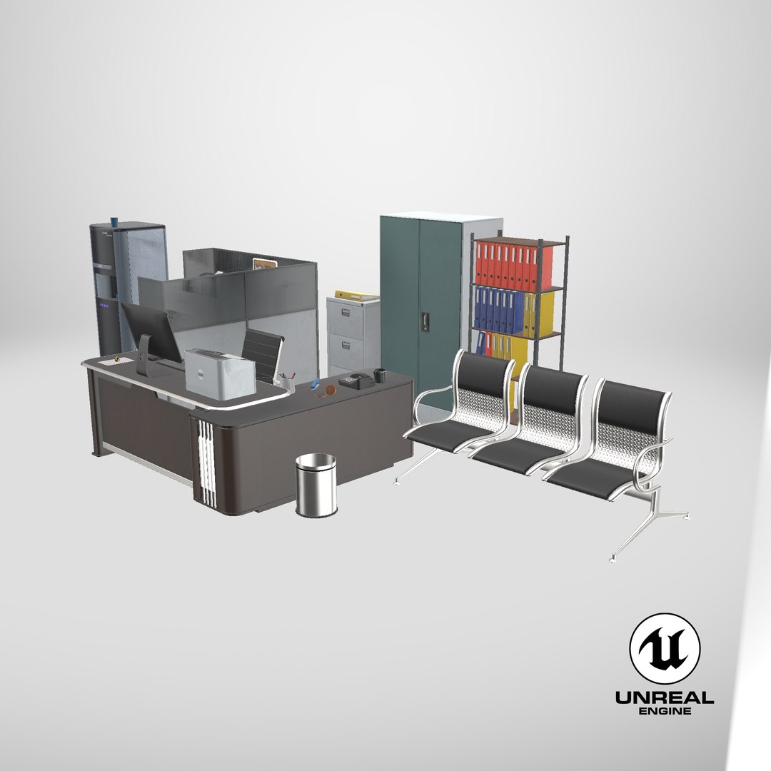 Office Props Collection Single Mat All PBR Unity UE Textures 3D https://p.turbosquid.com/ts-thumb/uc/YZv0em/eU/stemcell_unreal_render/png/1737554158/1920x1080/fit_q87/506cbd50f93b264a6282d33a10dd9b4d125f11a5/stemcell_unreal_render.jpg