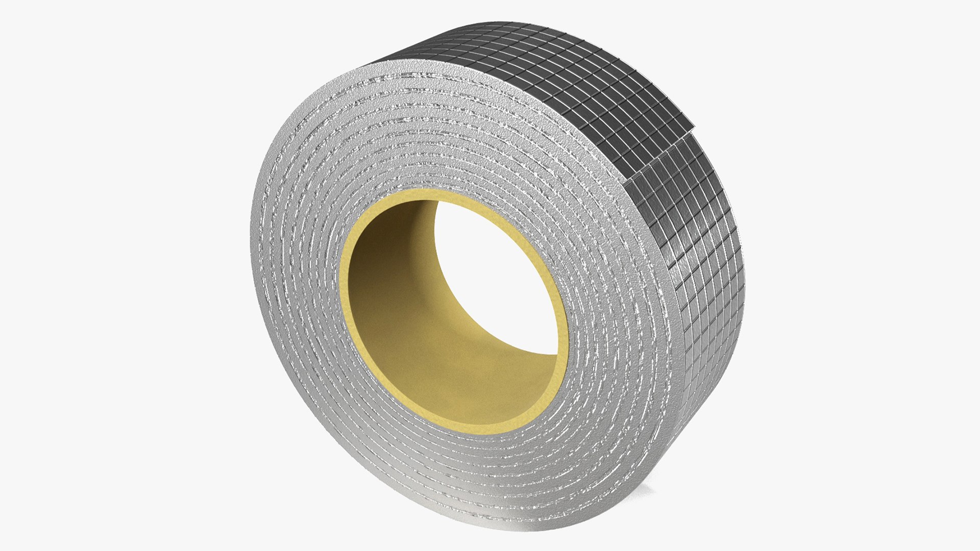 Aluminum Waterproof Repair Tape 3D model preview