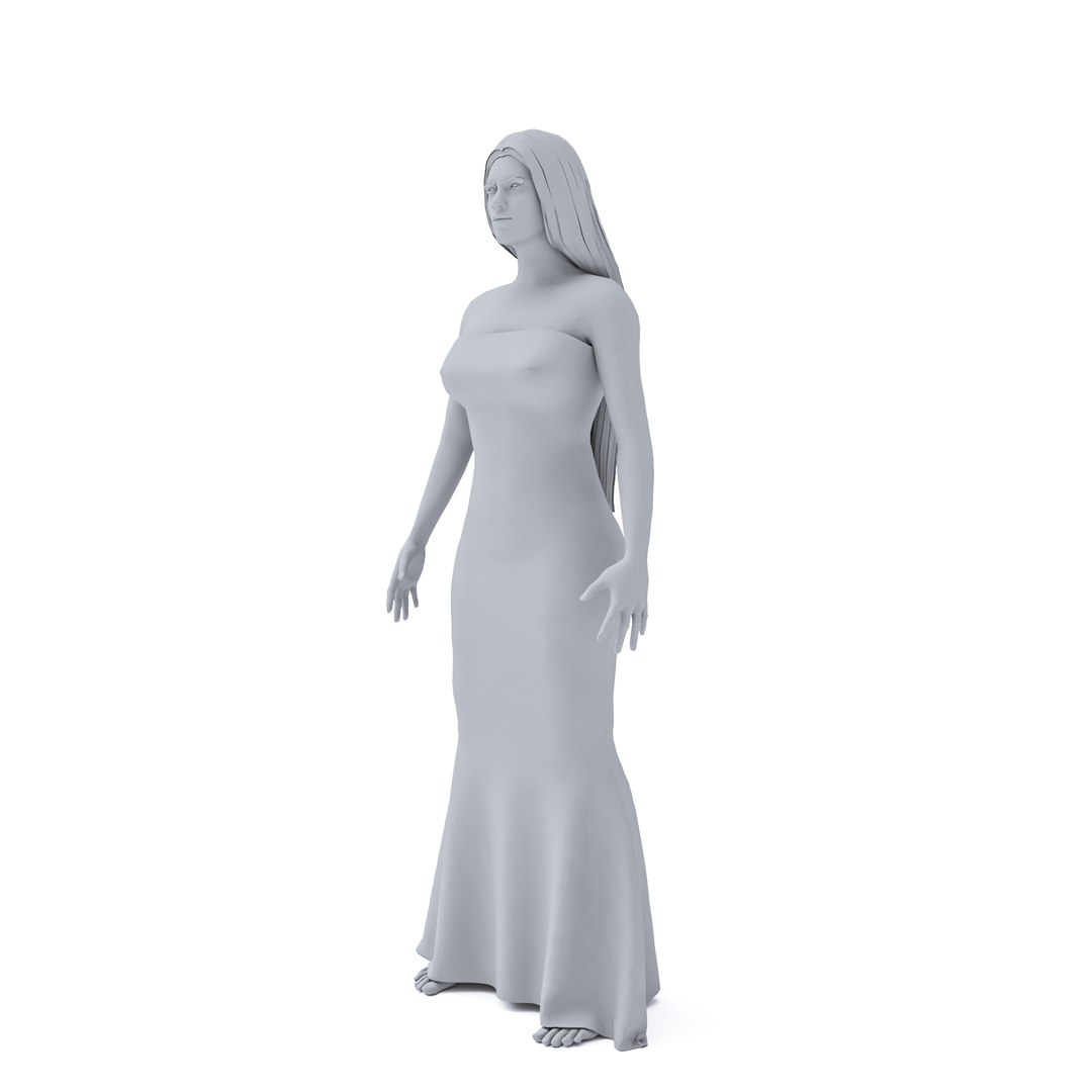 3D clothing dress character - TurboSquid 1604873