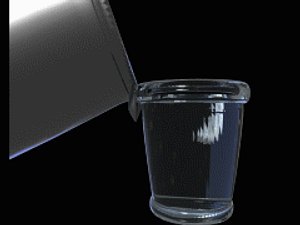 jug milk glass liquid 3d model