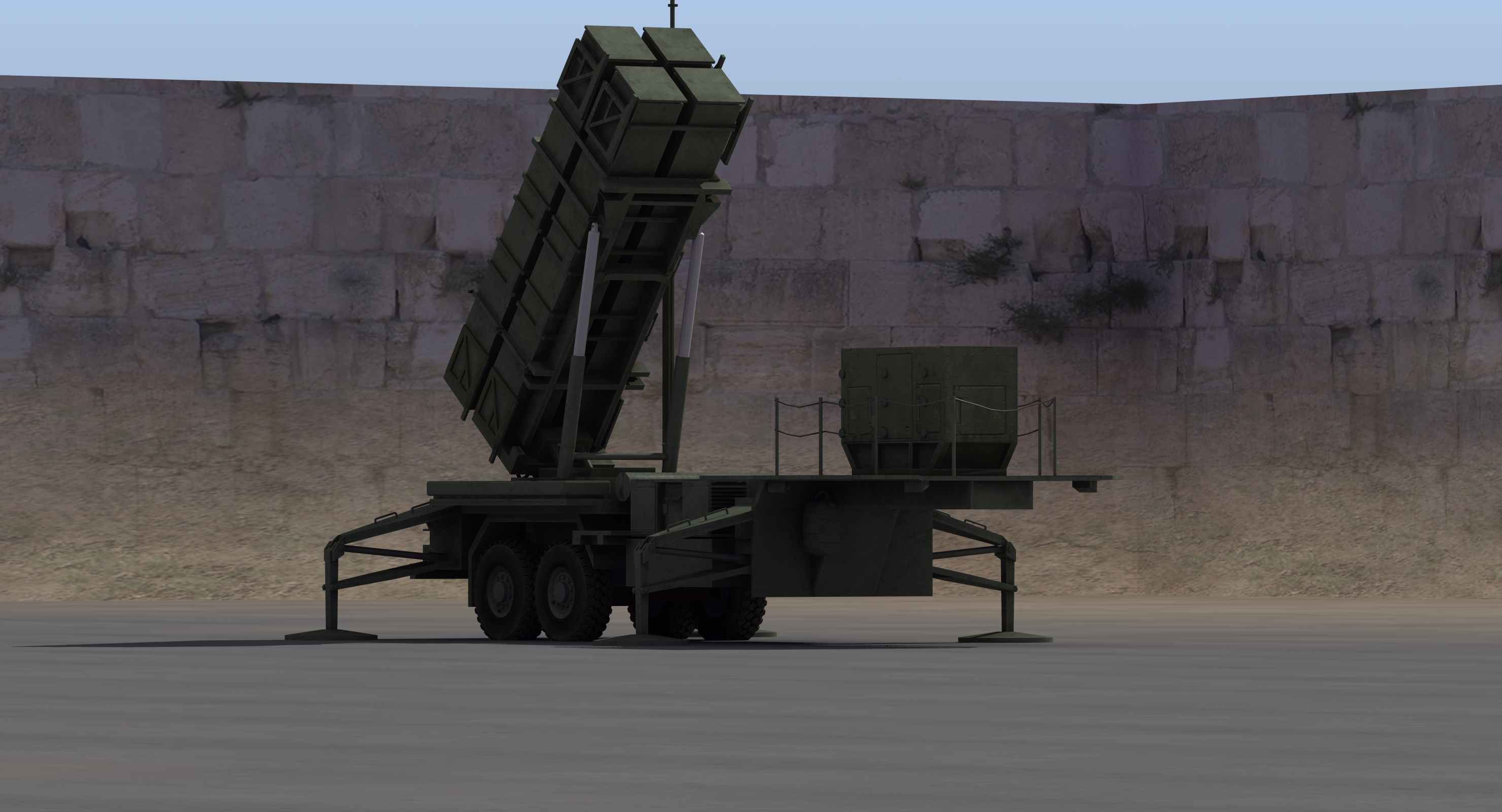 modelo 3d MM-104 Patriot SAM - TurboSquid 1407084