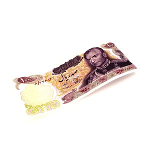 Bank Note 100 Rials 2 model