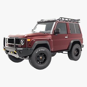Generic Classic 3-Door 4x4 SUV - Rugged Off-Road Vehicle with Full Interior