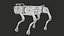Perro robot con rigging X30 Deep Robotics Jueying PBR básico