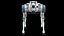 Perro robot con rigging X30 Deep Robotics Jueying PBR básico