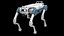 Perro robot con rigging X30 Deep Robotics Jueying PBR básico