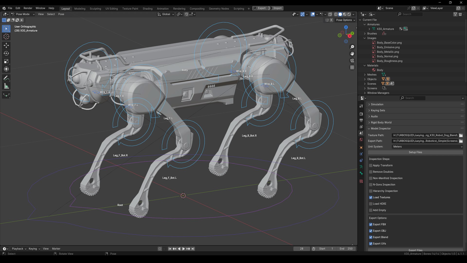 Rigged Robot Dog X30 Deep Robotics Jueying Basic PBR 3D model https://p.turbosquid.com/ts-thumb/uc/mTlNGd/EW/r_scrigged_simple/png/1780871275/1920x1080/fit_q87/1a28720d91a26b1b344eb67b412862e93d5b9ab7/r_scrigged_simple.jpg