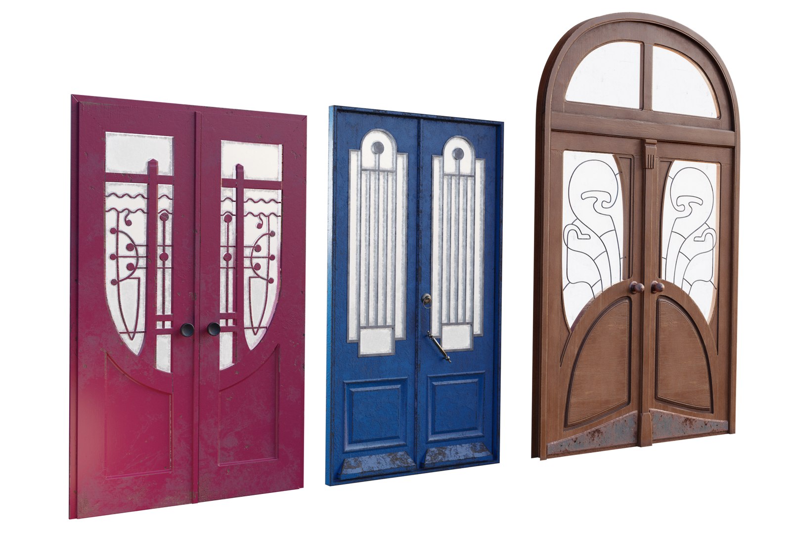 Old Doors pack Low-poly 3D model https://p.turbosquid.com/ts-thumb/uc/v3s2aD/B0/1/png/1704386363/1920x1080/fit_q87/5dd09505efdf186cb555d44463471699cd0b6e06/1.jpg
