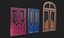 Old Doors pack Low-poly