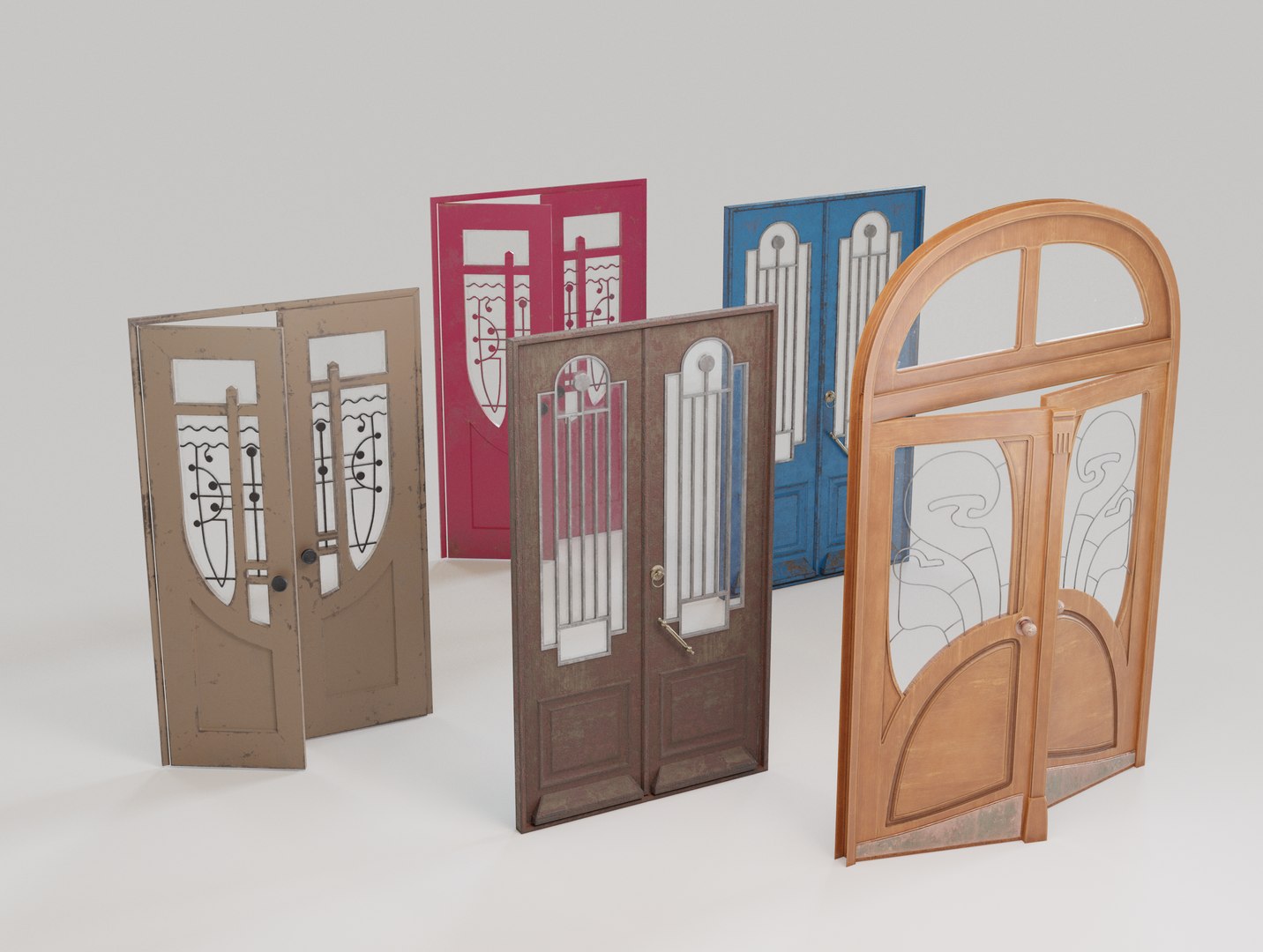 Old Doors pack Low-poly 3D model https://p.turbosquid.com/ts-thumb/uc/v3s2aD/Lx/untitled53/png/1704386380/1920x1080/fit_q87/c05d3dbedb0f69945105a05006d3d23037810722/untitled53.jpg