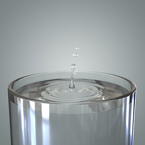 Water drop splash