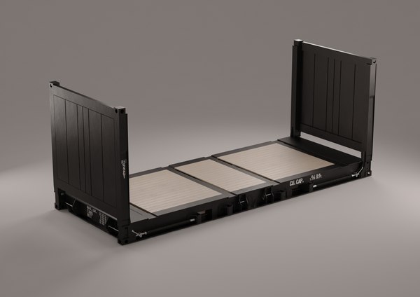 40 flat rack - 3D model - TurboSquid 1521561