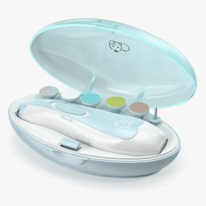 Baby Nail Clippers Royal Angels Blue 3D model
