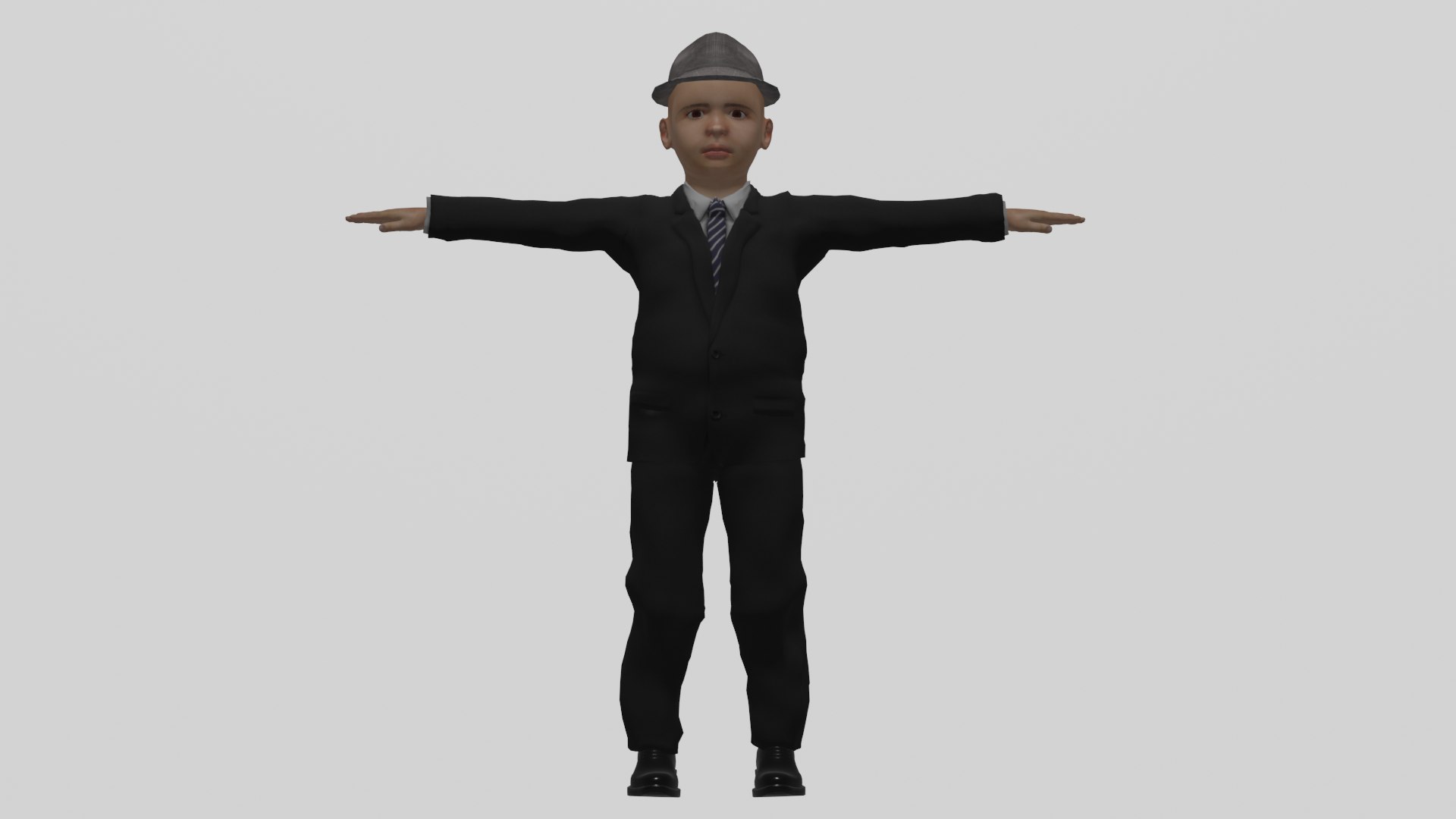 3D 4 Years Old Rigged Boy Model - TurboSquid 2169380