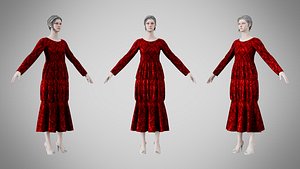 Dress 25 Crimson Royale Velvet
