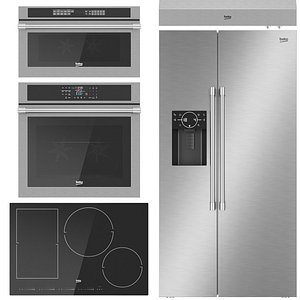 3D BEKO kitchen appliance collection model