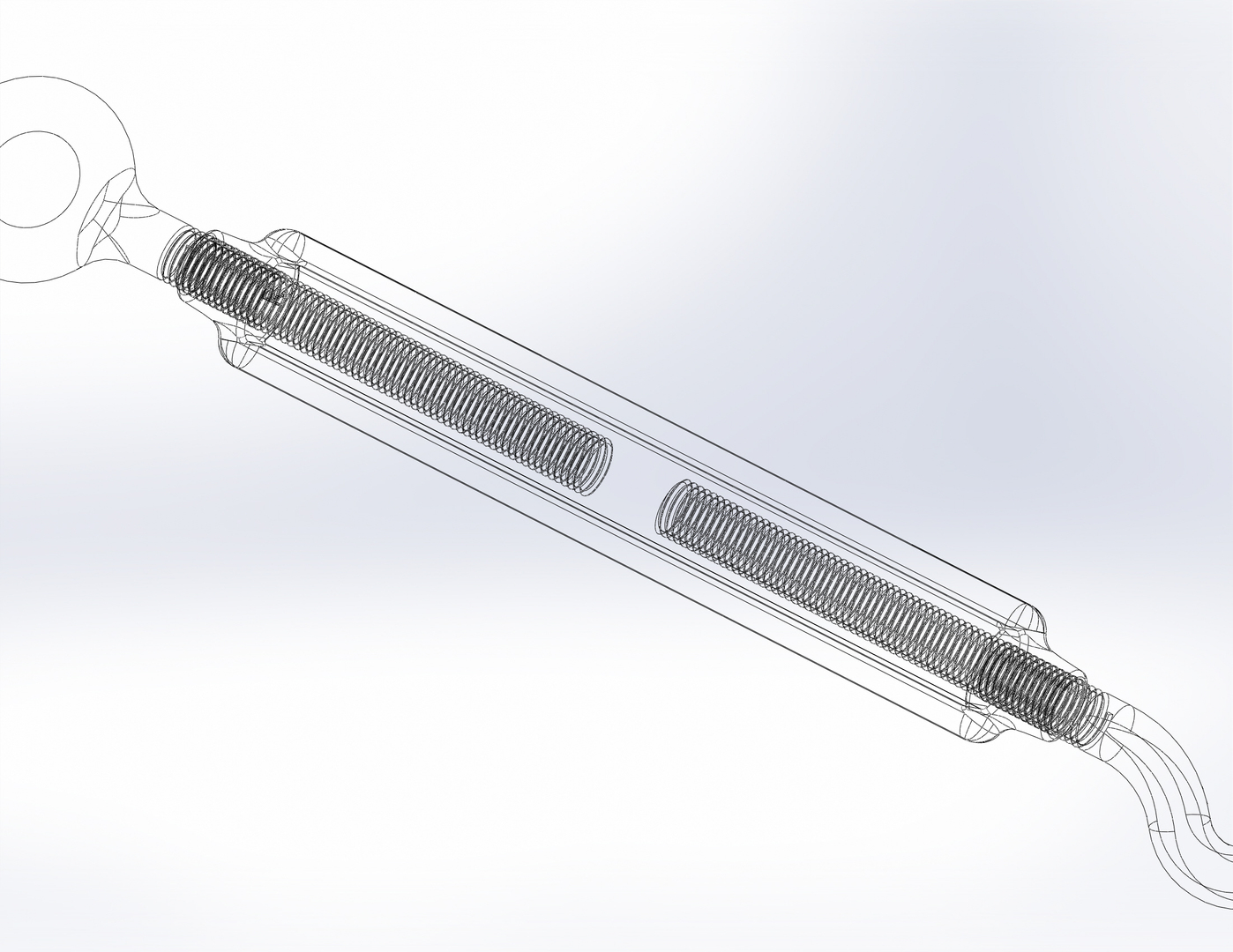 Turnbuckle m12 3D TurboSquid 1668887