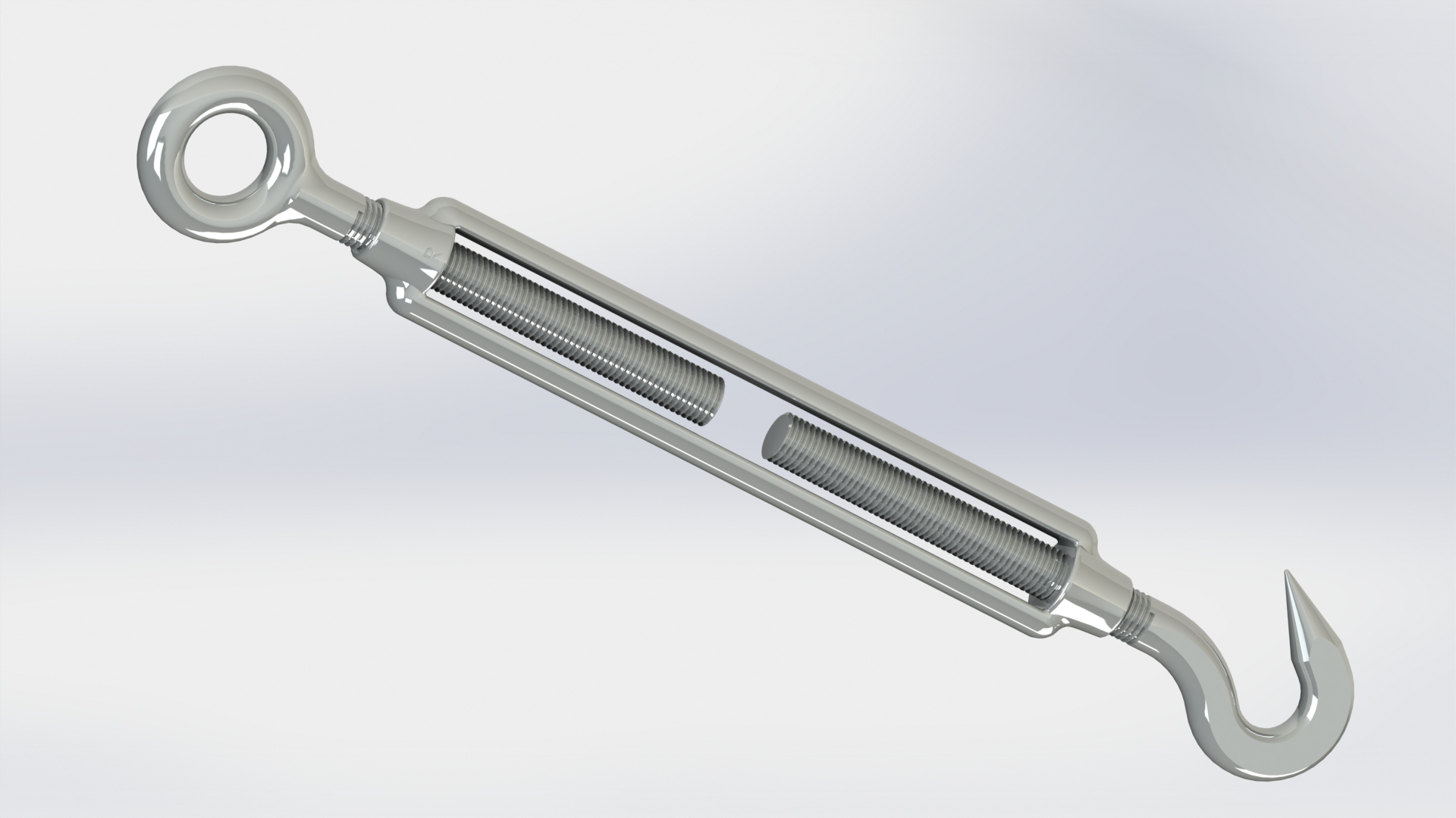 Turnbuckle m12 3D TurboSquid 1668887