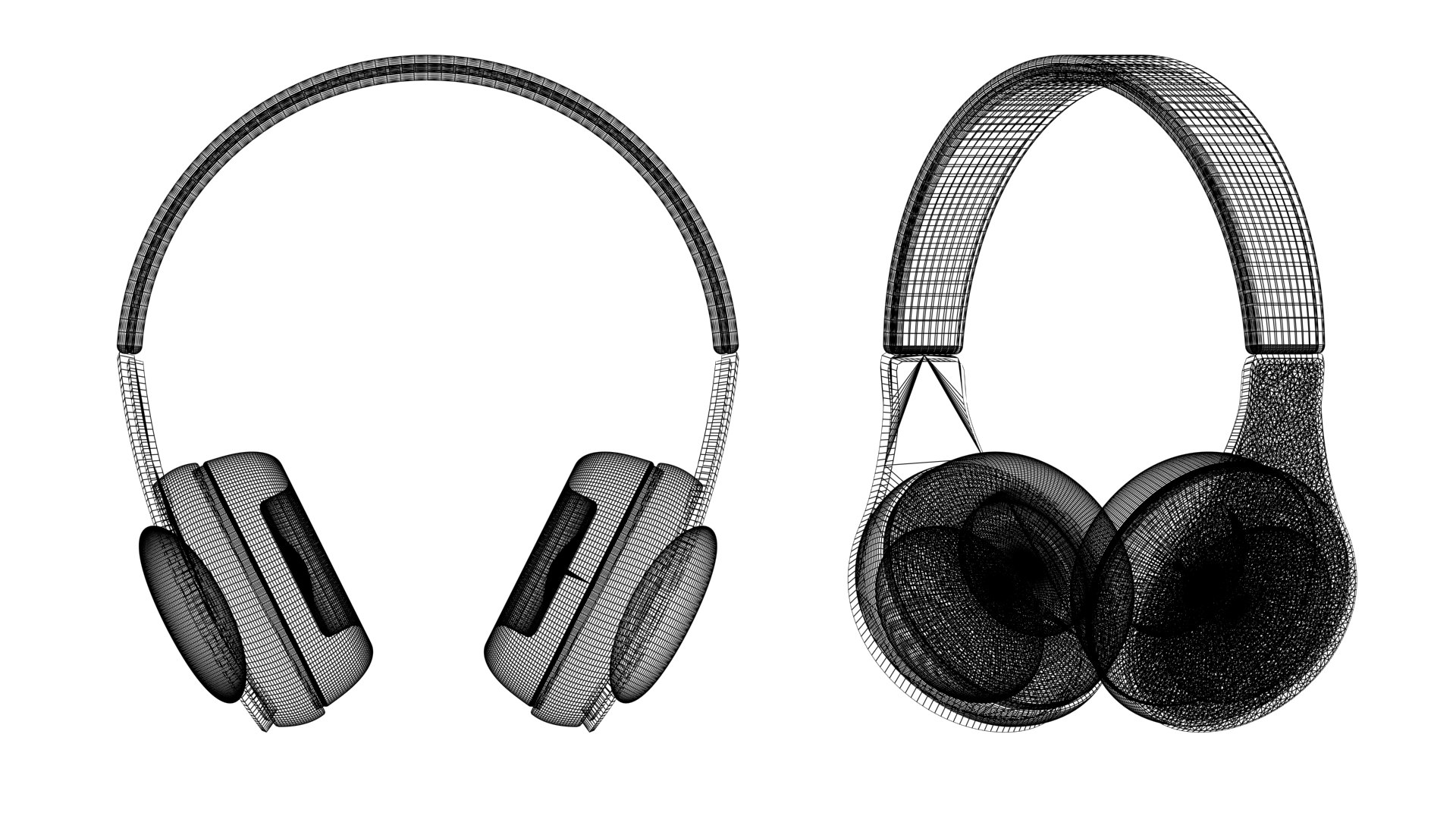 Red headphones 3D model TurboSquid 2016382