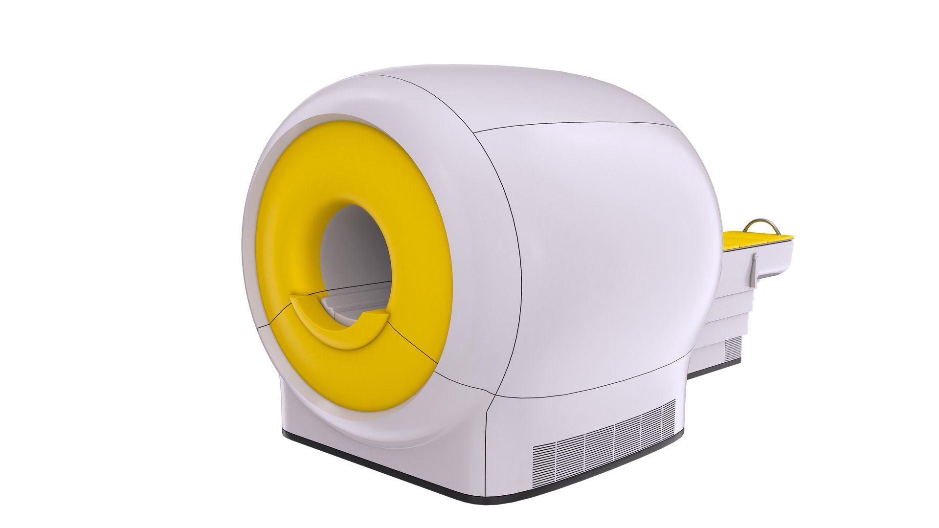 MRI Machine - Yellow 3D Model - TurboSquid 1921383