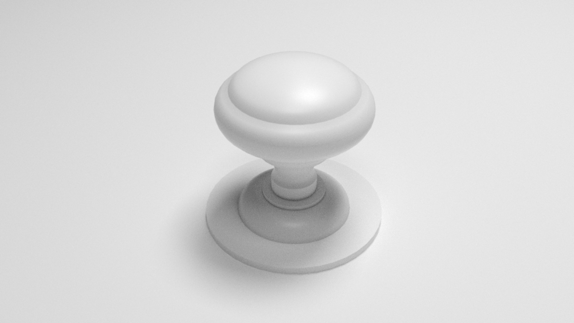 Door knob 3D model TurboSquid 1592707