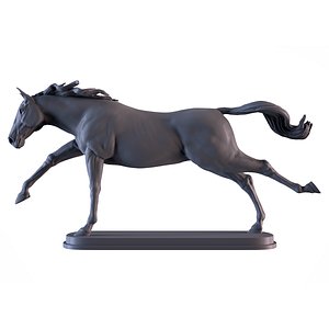 3D model Horse Running