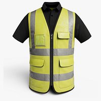 Safety Vest - Hivis - 46 - Rigged - outfit