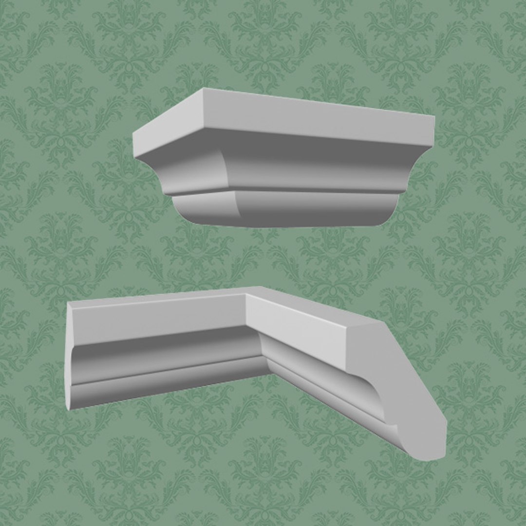 3d Crown Moulding Kit Model