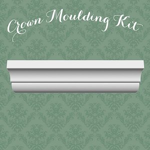 3d crown moulding kit model