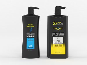 axe 2 1 shampoo 3D model